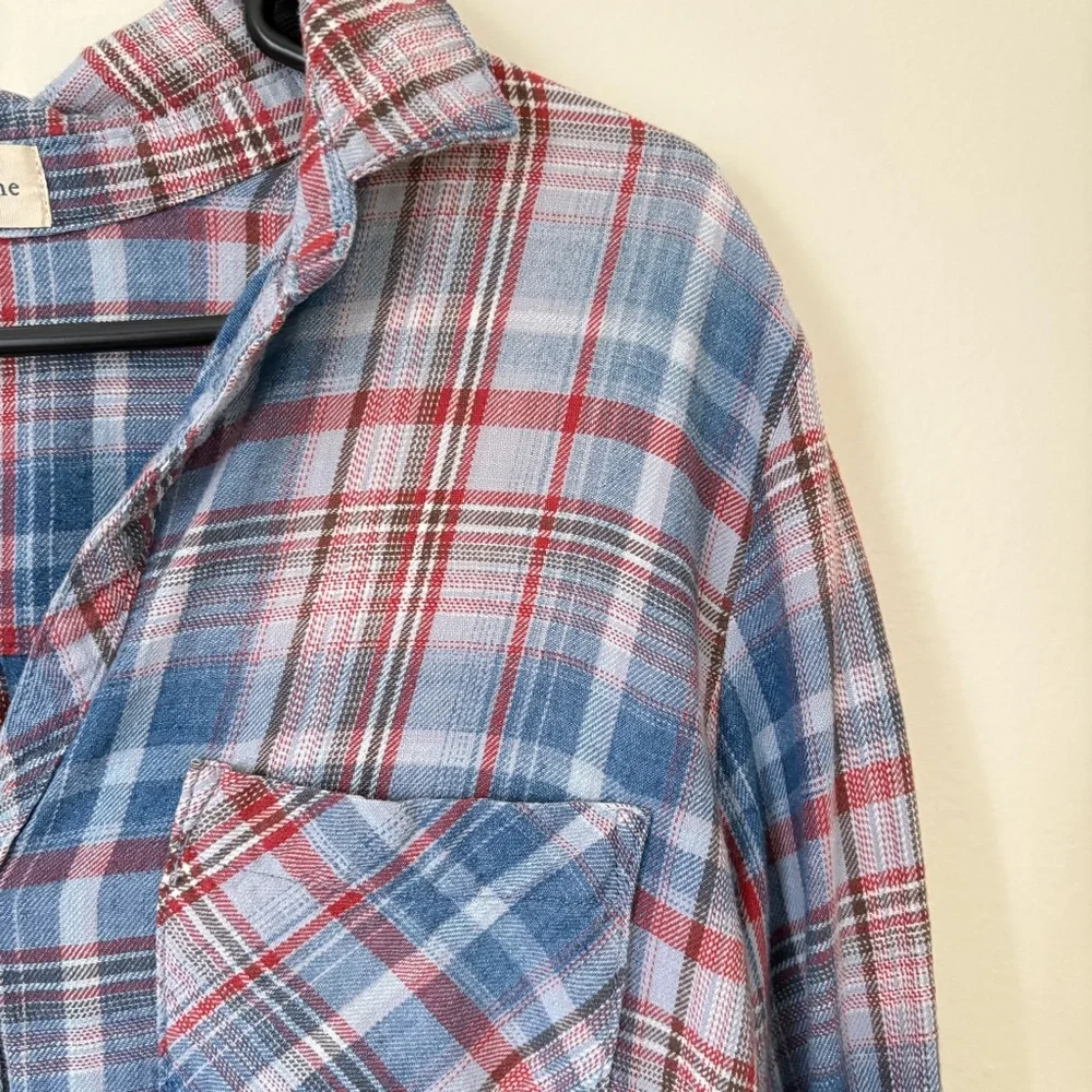 Anthropologie | Cloth & Stone Plaid Dress | - Picture 4 of 10